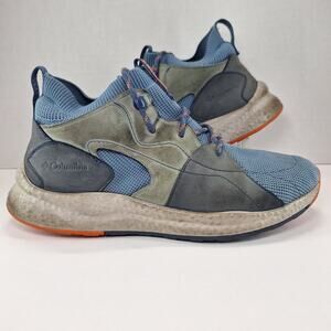 Columbia SH/FT Outdry Blue Mid Trail Hiking Shoes BM0819-413 Men's Size 9